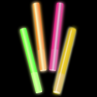 2 Glow Sticks assorted