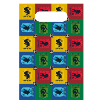 8 Party Bags Harry Potter Houses Paper 15,8 x 23,6 cm 8 Party Bags Harry Potter Houses Paper 15,8 x 23,6 cm