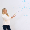 Confetti Cannon Gender Reveal Boy Round Paper 40 cm