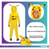Child Costume Pokemon Pikachu Suit Boy 4 - 6 Years