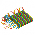 10 Streamers Stripes Flame Retardant Paper 0.7 x 400 cm