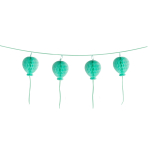 Garland Honeycomb Happy Birthday Pastel Turquoise Paper 180 cm