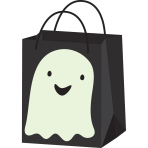 Candy Paper Bag Ghost Hallo-ween Friends