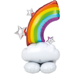AirLoonz Rainbow Foil Balloon P71 Packaged 91 cm x 132 cm