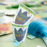 8 Paper Cups Dino-Mite Paper  250 ml