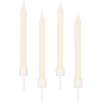 10 Spiral Candles Glow in the Dark Height 6.3 cm