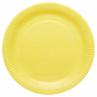 8 Plates Buttercup Round Paper 23cm 8 Plates Buttercup Round Paper 23cm