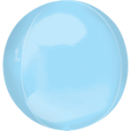 Orbz Orbz Pastel Blue Foil Balloon G20 Packaged 38 cm x 40 c