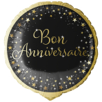 Standard Holographic Starlight Birthday Anniversaire Foil Balloon C55 Packaged 45 cm