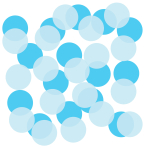 Confetti The Big Reveal Blue Paper 22 g