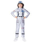 Child Costume Silver Astronaut Age 8 - 10 Years