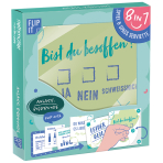 12 Flip napkins "Bierrunde" 33x33cm, double-sided printed