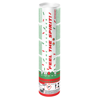 Confetti Cannon paper rectangular red/green Confetti Cannon paper rectangular red/green