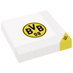 12 Flip Napkins BVB Dortmund Double-Sided Print 33 x 33 cm