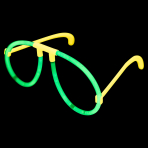 2 Glow Stick Glasses Plastic 15 x 6 cm