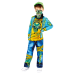 Child Costume Gaming Zombie Age 4-6 Years