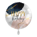 Standard Modern Birthday Vibes Foil Balloon PL40 Packaged 45 cm