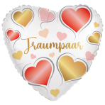 Standard Heart - Traumpaar - GER Foil Balloon RP40 Packaged 45 cm