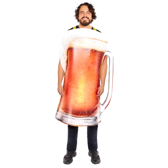 Adult Costume Pint Of Beer Tabard Size Standard