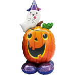 AirLoonz Pumpkin and Ghost P71 Packaged 71 cm x 142 cm