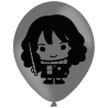 6 Latex Balloons Harry Potter 4 Sided Print 27.5 cm / 11"