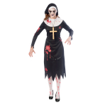 Adult Costume Zombie Nun Size L