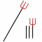 Costume Accessory Extended Devil Fork - 3 Piece