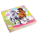 20 Napkins Charming Horses 2 33 x 33 cm