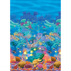 Scene Setter Room Roll Coral Reef Plastic 1.2 x 12.1 m