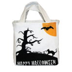 Canvas Bag Trick or Treat 16 x26 cm