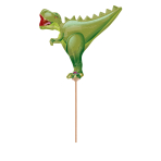 Mini Shape T-Rex Foil Balloon A30 Airfilled 35 cm x 27 cm