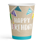 8 Cups My Birthday Party Paper 250 ml