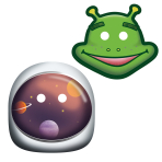 8 Masks Space Party Paper