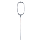 Sparkler Number 0 Silver 14.5 cm 30-60 Seconds
