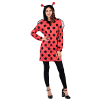 Adult Costume Ladybug Fleece Dress Size S/M