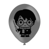 6 Latex Balloons Harry Potter 4 Sided Print 27.5 cm / 11"
