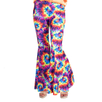 Adult Costume Rainbow Tie Dye Flares Size S