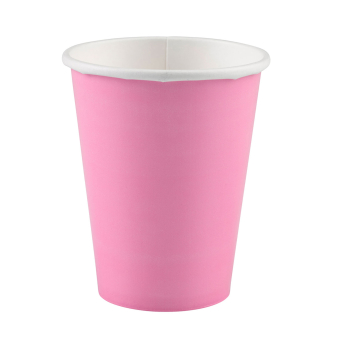 8 Cups New Pink Paper 250 ml