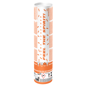 Confetti Cannon paper rectangular orange Confetti Cannon paper rectangular orange