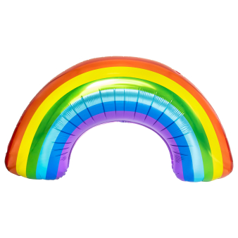 Large Shape Bright Rainbow Foil Balloon H40 Packaged Large Shape Bright Rainbow Foil Balloon H40 Packaged