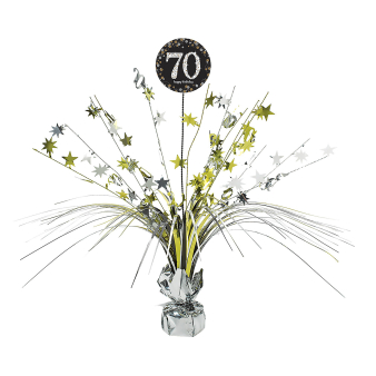 Spray Centrepiece 70 Sparkling Celebration - Gold Foil / Paper 45.7 cm