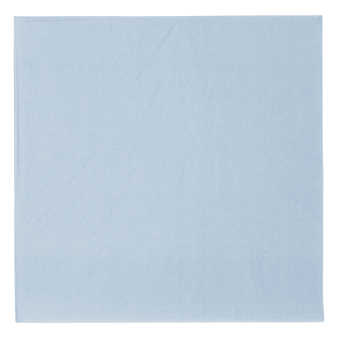 20 napkins 3ply Vert Decor 33x33cm blue