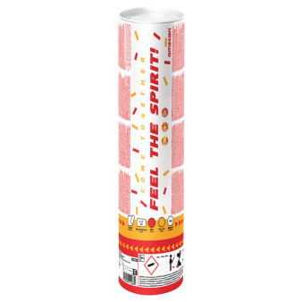 Confetti Cannon paper rectangular red/yellow Confetti Cannon paper rectangular red/yellow