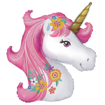 Large Shape Magical Unicorn Foil Balloon H70 Packaged 74 cm x 76 cm Large Shape Magical Unicorn Foil Balloon H70 Packaged 74 cm x 76 cm