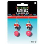 Costume Accessory Earrings Day of the Dead