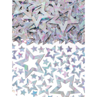 Confetti Star Shimmer Silver Foil 14 g Confetti Star Shimmer Silver Foil 14 g