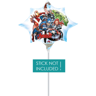 Mini Shape Avengers Foil Balloon A30 Bulk 25 cm x 27 cm Mini Shape Avengers Foil Balloon A30 Bulk 25 cm x 27 cm