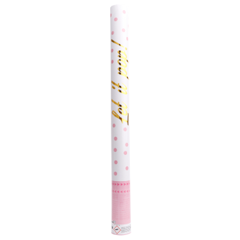 Confetti Cannon Pink Round Paper 60 cm Confetti Cannon Pink Round Paper 60 cm