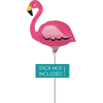 Mini Shape Flamingo Foil Balloon A30 Bulk 27 cm x 27 cm