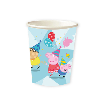 8 Cups Peppa Pig Paper 250 ml 8 Cups Peppa Pig Paper 250 ml